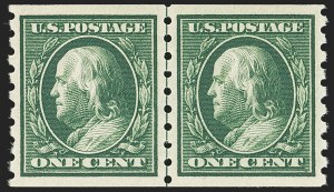Sale 1163, Lot 296, 1910-13 Washington-Franklin Issue (Scott 374-396)