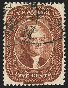 Sale Number 1163, Lot Number 30, 1857-60 Issue (Scott 19-39) Sale Number 1163, Lot Number 30, 1857-60 Issue (Scott 19-39)