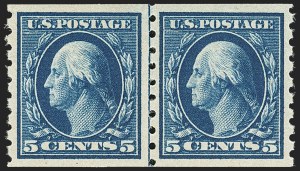 Sale 1163, Lot 300, 1910-13 Washington-Franklin Issue (Scott 374-396)