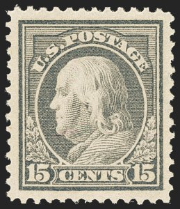Sale 1163, Lot 317, 1912-14 Washington-Franklin Issue (Scott 405-423)