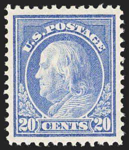 Sale 1163, Lot 318, 1912-14 Washington-Franklin Issue (Scott 405-423)