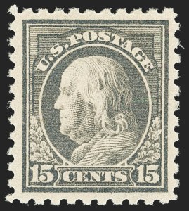 Sale Number 1163, Lot Number 334, 1913-15 Washington-Franklin Issues (Scott 424-440)