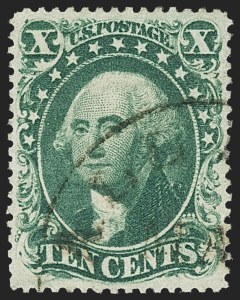 Sale Number 1163, Lot Number 34, 1857-60 Issue (Scott 19-39)