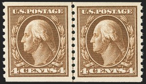 Sale 1163, Lot 342, 1913-15 Washington-Franklin Issues (Scott 441-461)