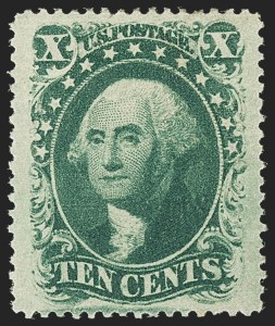 Sale Number 1163, Lot Number 37, 1857-60 Issue (Scott 19-39)