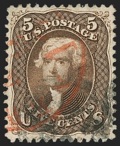 Sale 1163, Lot 60, 1861-66 Issue (Scott 56-78)