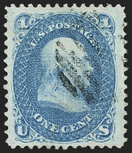 Sale 1163, Lot 67, 1867-68 Grilled Issue (Scott 79-101)
