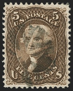 Sale Number 1163, Lot Number 73, 1867-68 Grilled Issue (Scott 79-101)
