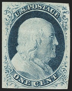 Sale Number 1163, Lot Number 8, 1851-56 Issue (Scott 7-17) Sale Number 1163, Lot Number 8, 1851-56 Issue (Scott 7-17)