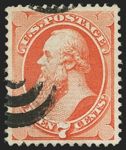 Sale 1163, Lot 98, 1870-71 National Bank Note Co. H. and I. Grilled Issue (Scott 134-144)