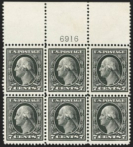 Sale 1166, Lot 1008, 1912-14 Washington-Franklin Issue (Scott 405-423)