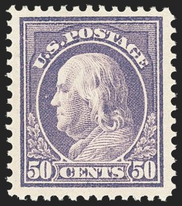 Sale 1166, Lot 1018, 1912-14 Washington-Franklin Issue (Scott 405-423)