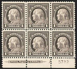 Sale 1166, Lot 1091, 1917-20 Issues (Scott 498-524)