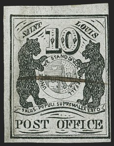 Sale 1166, Lot 547, Postmasters' Provisionals