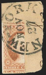 Sale 1166, Lot 600, 1c-3c 1851-56 Issue (Scott 5A-11A)