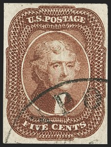 Sale 1166, Lot 606, 5c-12c 1851-56 Issue (Scott 12-17)