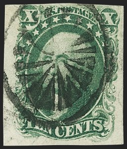 Sale 1166, Lot 607, 5c-12c 1851-56 Issue (Scott 12-17)