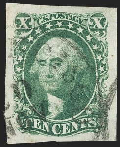 Sale 1166, Lot 615, 5c-12c 1851-56 Issue (Scott 12-17)