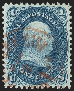 Sale 1166, Lot 671, 1861-66 Issue (Scott 56-78)