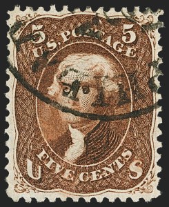 Sale 1166, Lot 684, 1861-66 Issue (Scott 56-78)