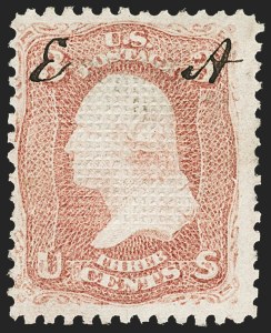 Sale 1166, Lot 697, 1867-68 Grilled Issue (Scott 79-101)