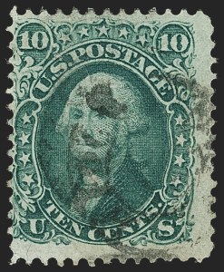 Sale 1166, Lot 709, 1867-68 Grilled Issue (Scott 79-101)