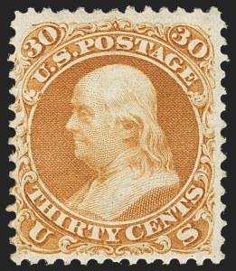 Sale 1166, Lot 727, 1875 Re-Issue of 1861-66 Issue (Scott 102-111)