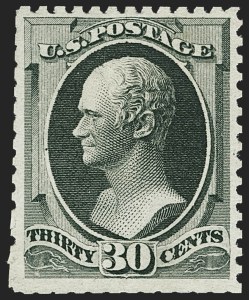 Sale 1166, Lot 793, 1875 Continental Bank Note Co. Hard Paper Special Printing (Scott 167-175)