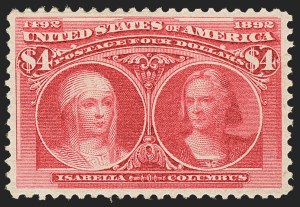 Sale Number 1166, Lot Number 849, 1893 Columbian Issue (Scott 230-245) Sale Number 1166, Lot Number 849, 1893 Columbian Issue (Scott 230-245)