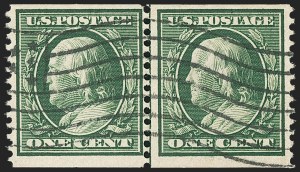Sale 1166, Lot 955, 1908-10 Washington-Franklin Issues (Scott 331-356)
