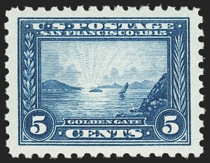 Sale 1166, Lot 989, 1913-15 Panama-Pacific Issue, Gems from the Vaquero Coll. (Scott 397-404)