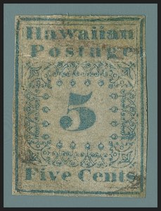 Sale 1172, Lot 1007, 1851 Missionary Issue (Scott 2-3)