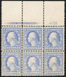 Sale 1172, Lot 656, 1910-13 Washington-Franklin Issue (Scott 374-396)