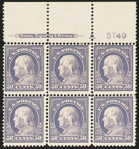 Sale 1172, Lot 720, 1912-14 Washington-Franklin Issue (Scott 405-423)