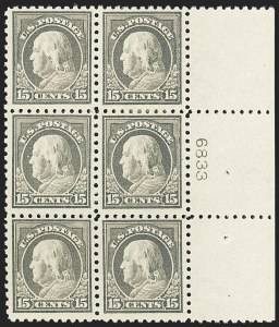 Sale 1172, Lot 726, 1913-15 Washington-Franklin Issues (Scott 424-446)