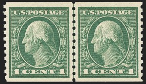Sale 1172, Lot 737, 1913-15 Washington-Franklin Issues (Scott 424-446)