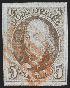 Sale Number 1174, Lot Number 1, 1847 Issue (Scott 1-2) Sale Number 1174, Lot Number 1, 1847 Issue (Scott 1-2)