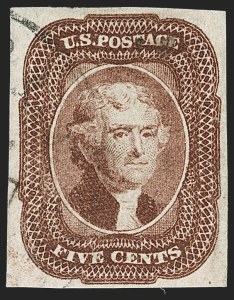 Sale Number 1174, Lot Number 11, 1851-56 Issue (Scott 5-17) Sale Number 1174, Lot Number 11, 1851-56 Issue (Scott 5-17)