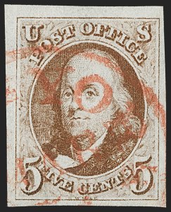 Sale 1174, Lot 2, 1847 Issue (Scott 1-2)