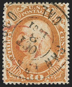 Sale Number 1174, Lot Number 32, 1857-60 Issue (Scott 18-39)