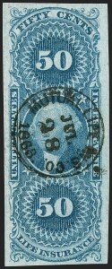 Sale 1174, Lot 332, Revenues, First Issue