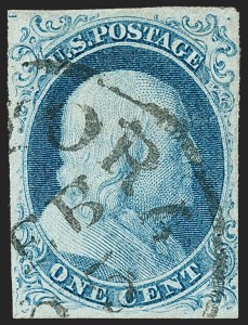 Sale 1174, Lot 5, 1851-56 Issue (Scott 5-17)