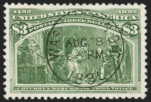 Sale Number 1174, Lot Number 97, $1.00-$5.00 1893 Columbian Issue (Scott 241-245) Sale Number 1174, Lot Number 97, $1.00-$5.00 1893 Columbian Issue (Scott 241-245)