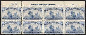 Sale 1175, Lot 531, 1893 Columbian Issue (Scott 230-245)
