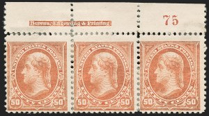 Sale 1175, Lot 554, 1894 Unwatermarked Bureau Issue (Scott 246-263)
