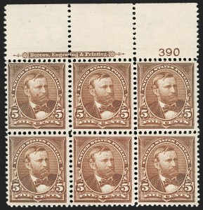 Sale 1175, Lot 560, 1895-98 Watermarked Bureau Issues (Scott 264-284)
