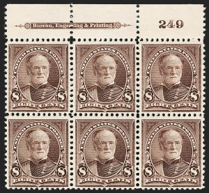 Sale 1175, Lot 563, 1895-98 Watermarked Bureau Issues (Scott 264-284)