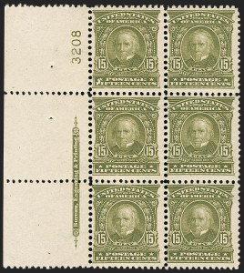 Sale 1175, Lot 598, 1902-08 Issues (Scott 300-320)