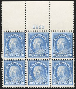 Sale 1175, Lot 682, 1913-15 Washington-Franklin Issues (Scott 424-461)