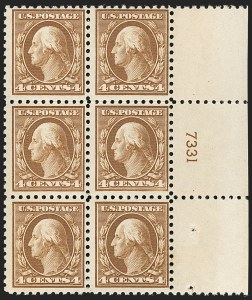 Sale 1175, Lot 700, 1916-17 Issues (Scott 462-480), 4c Orange Brown (465) Sale 1175, Lot 700, 1916-17 Issues (Scott 462-480)